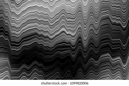 Light Silver, Gray vector background with bubble shapes. Shining illustration, which consist of blurred lines, circles. Marble style for your business design.