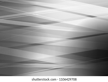 Light Silver, Gray vector background with straight lines. Lines on blurred abstract background with gradient. The pattern can be used for busines ad, booklets, leaflets