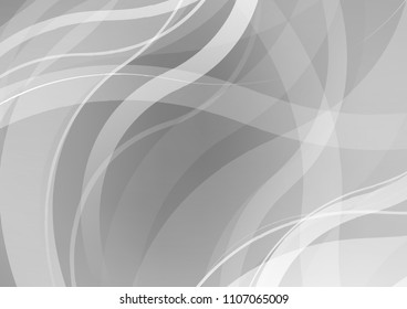 Light Silver, Gray vector background with bent lines. A completely new color illustration in marble style. The elegant pattern for brand book.