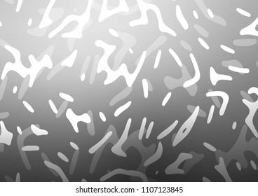 Light Silver, Gray vector background with lamp shapes. Brand new colored illustration in marble style with gradient. A new texture for your  ad, booklets, leaflets.