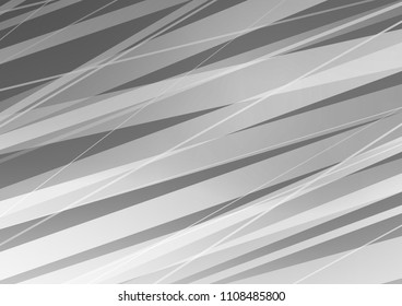 Light Silver, Gray vector background with straight lines. Decorative shining illustration with lines on abstract template. The pattern can be used for busines ad, booklets, leaflets