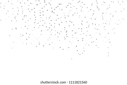 Light Silver, Gray vector  background with bubbles. Modern abstract illustration with colorful water drops. The pattern can be used for ads, leaflets of liquid.