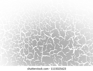 Light Silver, Gray vector background with lamp shapes. Creative illustration in halftone marble style with gradient. A new texture for your  ad, booklets, leaflets.