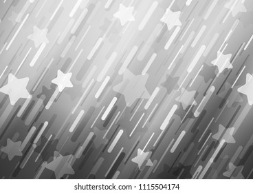 Light Silver, Gray vector background with straight lines. Blurred decorative design in simple style with lines. The pattern can be used for busines ad, booklets, leaflets