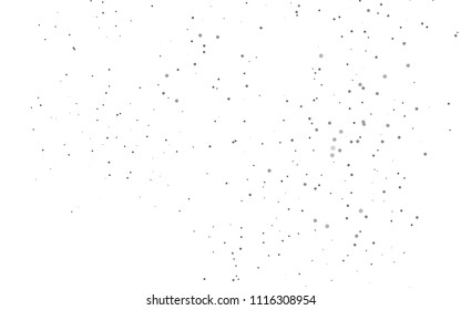 Light Silver, Gray vector  background with bubbles. Modern abstract illustration with colorful water drops. The pattern can be used for ads, leaflets of liquid.