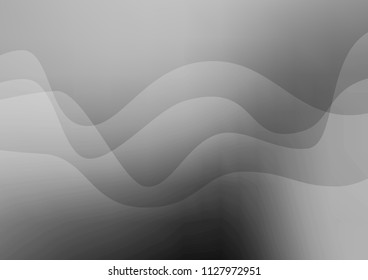 Light Silver, Gray vector background with bubble shapes. Colorful illustration in abstract marble style with gradient. New composition for your brand book.
