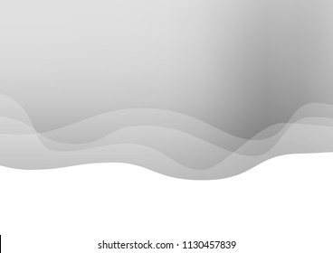 Light Silver, Gray vector background with bubble shapes. Colorful illustration in abstract marble style with gradient. A completely new template for your business design.