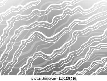 Light Silver, Gray vector background with lamp shapes. A sample with blurred bubble shapes. A completely new template for your business design.