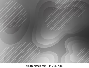 Light Silver, Gray vector background with straight lines. Lines on blurred abstract background with gradient. Smart design for your business advert.