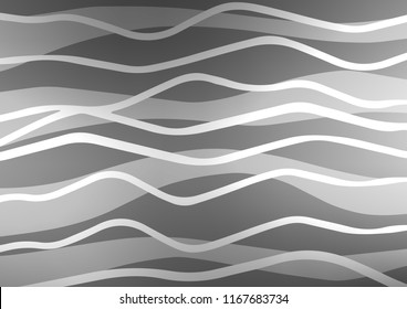 Light Silver, Gray vector background with straight lines. Blurred decorative design in simple style with lines. The pattern can be used for busines ad, booklets, leaflets