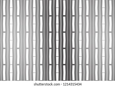 Light Silver, Gray vector background with straight lines. Shining colored illustration with narrow lines. The template can be used as a background.