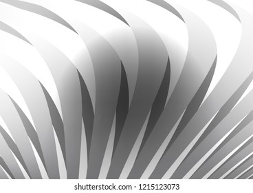 Light Silver, Gray vector background with straight lines. Decorative shining illustration with lines on abstract template. The pattern can be used as ads, poster, banner for commercial.