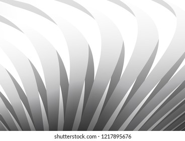 Light Silver, Gray vector background with straight lines. Decorative shining illustration with lines on abstract template. Best design for your ad, poster, banner.