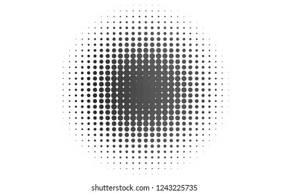 Light Silver, Gray vector background with bubbles. Blurred decorative design in abstract style with bubbles. Template for your brand book.