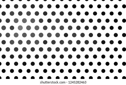 Light Silver, Gray vector background with bubbles. Illustration with set of shining colorful abstract circles. Pattern for ads, booklets.