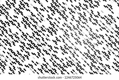 Light Silver, Gray vector background with straight lines. Shining illustration with lines on abstract template. Pattern for business booklets, leaflets.