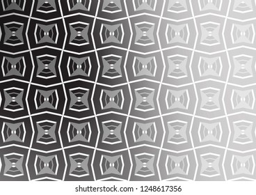 Light Silver, Gray vector background with straight lines. Shining illustration with lines on abstract template. Pattern for ads, posters, banners.