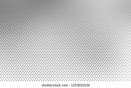 Light Silver, Gray vector background with bubbles. Blurred bubbles on abstract background with colorful gradient. Pattern for ads, booklets.