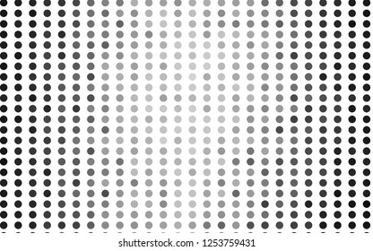 Light Silver, Gray vector background with bubbles. Modern abstract illustration with colorful water drops. Pattern for ads, leaflets.