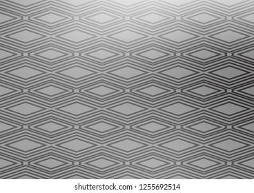 Light Silver, Gray vector background with lines, rhombuses. Colorful lines, squares on abstract background with gradient. Smart design for your business advert.