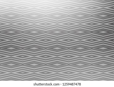 Light Silver, Gray vector background with lines, rhombuses. Modern geometric abstract illustration with lines, squares. Pattern for ads, posters, banners.