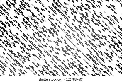 Light Silver, Gray vector background with straight lines. Lines on blurred abstract background with gradient. Pattern for websites, landing pages.