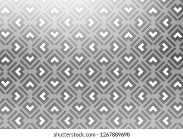 Light Silver, Gray vector background with straight lines. Modern geometrical abstract illustration with staves. Pattern for ads, posters, banners.