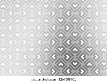 Light Silver, Gray vector background with straight lines. Decorative shining illustration with lines on abstract template. Smart design for your business advert.