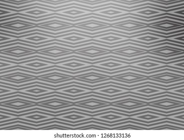 Light Silver, Gray vector background with lines, rhombuses. Modern geometric abstract illustration with lines, squares. Pattern for websites, landing pages.