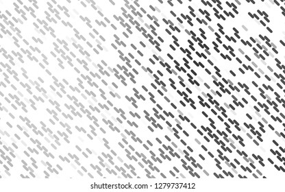 Light Silver, Gray vector background with straight lines. Modern geometrical abstract illustration with staves. Pattern for websites, landing pages.