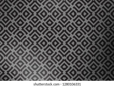 Light Silver, Gray vector background with lines, rhombuses. Colorful decorative design in simple style with lines, rhombuses. Pattern for business booklets, leaflets.
