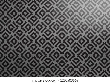 Light Silver, Gray vector background with lines, rhombuses. Shining colorful illustration with lines, rectangles. Pattern for business booklets, leaflets.
