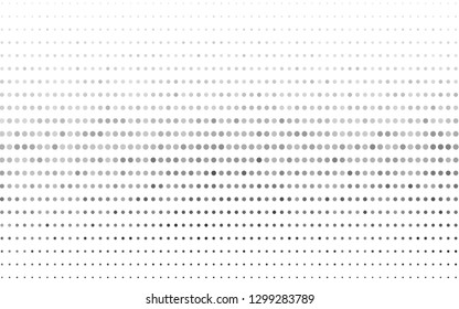 Light Silver, Gray vector background with bubbles. Illustration with set of shining colorful abstract circles. Pattern for beautiful websites.