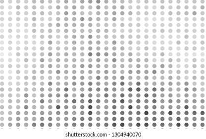 Light Silver, Gray vector background with bubbles. Blurred bubbles on abstract background with colorful gradient. Pattern for ads, booklets.