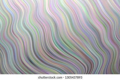 Light Silver, Gray vector background with abstract lines. Glitter abstract illustration with wry lines. A completely new marble design for your business.