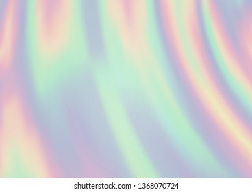 Light Silver, Gray vector background with bent ribbons. Shining crooked illustration in marble style. The elegant pattern for brand book.