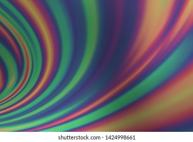 Light Silver, Gray vector background with bubble shapes. Geometric illustration in marble style with gradient.  A completely new template for your business design.