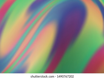 Light Silver, Gray vector background with abstract lines. Shining illustration, which consist of blurred lines, circles. Textured wave pattern for backgrounds.