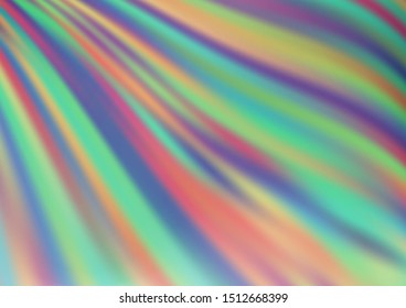 Light Silver, Gray vector background with abstract lines. Colorful abstract illustration with gradient lines. Marble design for your web site.