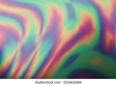 Light Silver, Gray vector background with liquid shapes. A completely new color illustration in marble style. The elegant pattern for brand book.