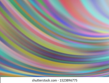 Light Silver, Gray vector background with bent ribbons. Colorful illustration in abstract marble style with gradient. Marble style for your business design.