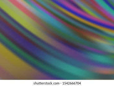 Light Silver, Gray vector background with lava shapes. Colorful illustration in abstract marble style with gradient. A new texture for your  ad, booklets, leaflets.