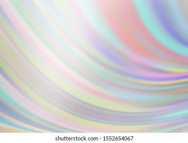 Light Silver, Gray vector background with bent lines. Shining illustration, which consist of blurred lines, circles. Marble design for your web site.