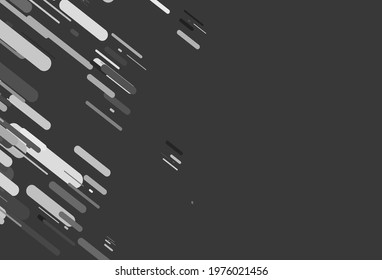 Light Silver, Gray vector background with straight lines. Decorative shining illustration with lines on abstract template. Backdrop for TV commercials.