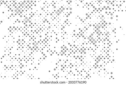 Light Silver, Gray vector background with bubbles. Modern abstract illustration with colorful water drops. Pattern for ads, booklets.