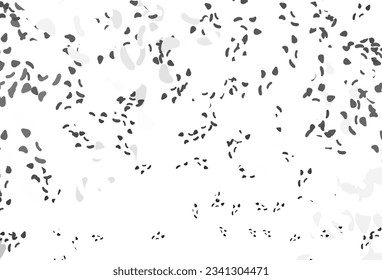 Light Silver, Gray vector background with abstract forms. Modern abstract illustration with colorful random forms. Modern design for your business card.