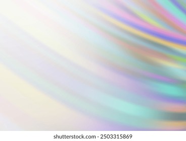 Light Silver, Gray vector background with abstract lines. Blurred geometric sample with gradient bubbles.  A new texture for your  ad, booklets, leaflets.
