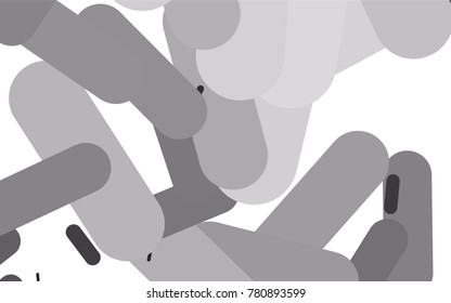 Light Silver, Gray vector background with straight lines. Glitter abstract illustration with colored sticks. Best design for your ad, poster, banner.