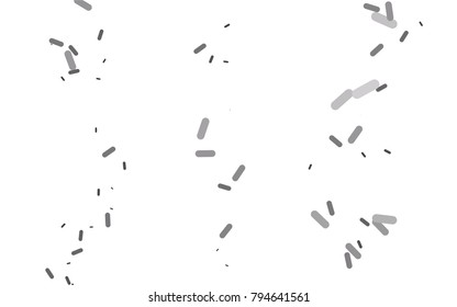 Light Silver, Gray vector background with straight lines. Capsules on blurred abstract background with gradient. The pattern can be used as ads, poster, banner for medicine.