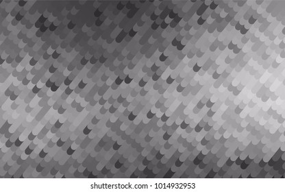 Light Silver, Gray vector bandy background. Shining illustration, which consist of curved lines. The completely new template can be used for your brand book.